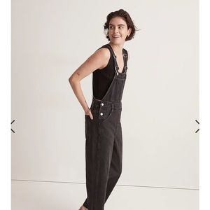 Madewell 100% Cotten Black Overalls Size XL